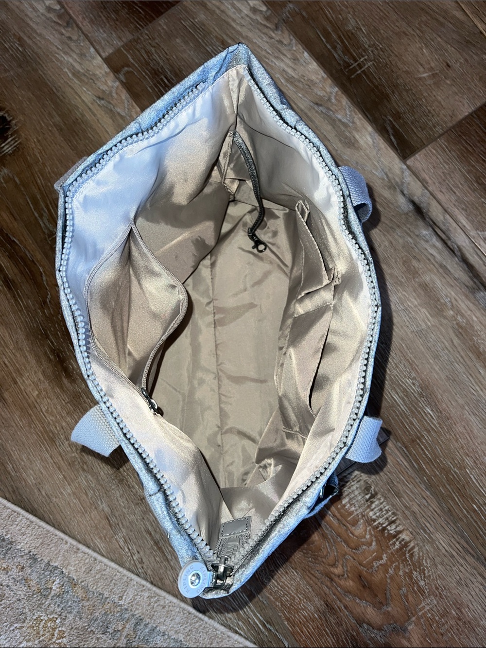 Kipling Gray Everyday Tote with Front Zip Pocket - Picture 6 of 7